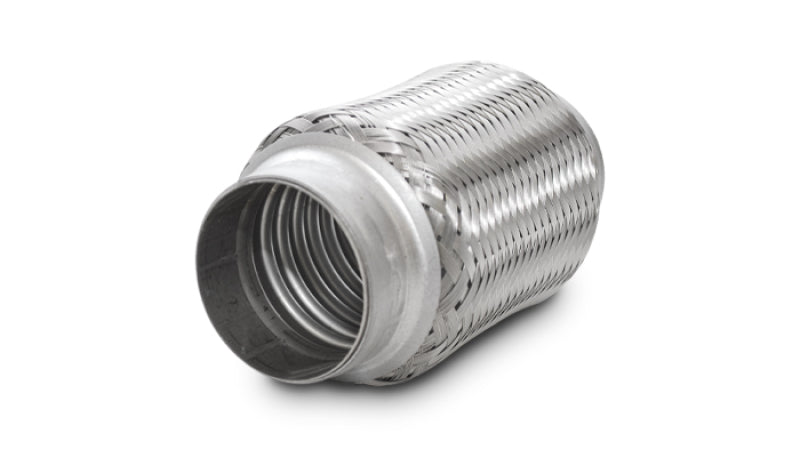 Vibrant SS Flex Coupling without Inner Liner 1.5in inlet/outlet x 4in long