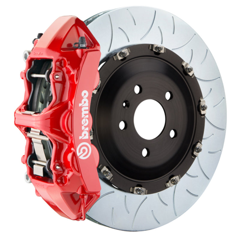 Brembo 24+ BMW M30i/530i XDrive Front GT BBK 6 Piston Cast 380x34 2pc Rotor Slotted Type-3 - Red