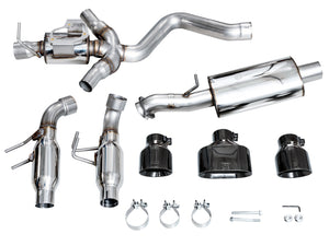 AWE Tuning 2023+ Toyota GR Corolla Touring Edition Exhaust - Diamond Black Tips