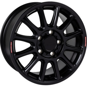 Raceline A14VB Alpha 15x7in/5x114.3 BP/56mm Offset/68mm Bore - Satin Black Wheel