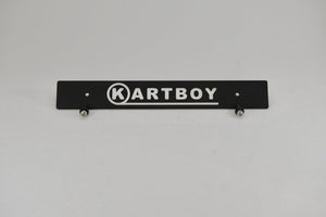 Kartboy Subaru License Plate Delete - Kartboy Logo - Black