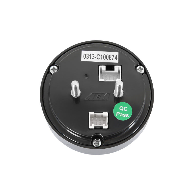 AEM X-Series 0-160 MPH Black Bezel w/ Black Face GPS Speedometer Gauge