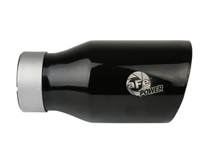 aFe MACH Force-Xp Universal Exhaust Tip 3 IN Inlet x 4-1/2 IN Outlet x 9 IN L- Black Tip