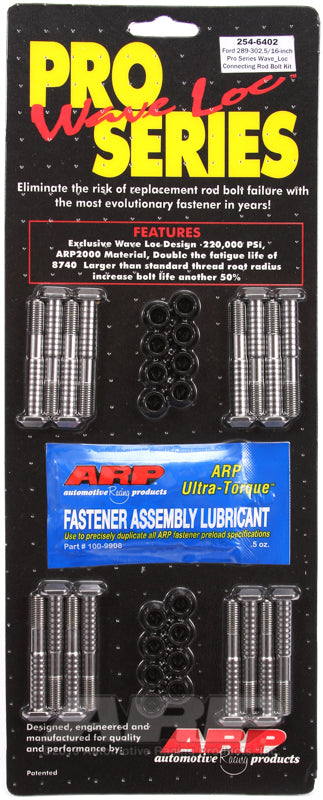 ARP SB Ford 289-302 standard wave-loc rod bolt kit