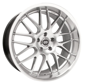 Enkei Lusso 18x8 40mm Offset 5x1114.3 Bolt Pattern 72.6 Bore Hyper Silver Wheel
