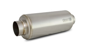 Vibrant Titanium Resonator 2.5in. Inlet / 2.5in. Outlet x 16in. Long