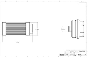 Aeromotive In-Line Filter - (3/8 NPT) 100 Micron SS Element