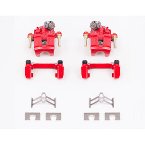 Power Stop 92-01 Honda Prelude Rear Red Calipers w/Brackets - Pair