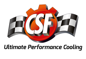 CSF Universal Drag Race / Tuck Radiator w/9in Spal Fan - 10.5in H x 10in L x 3.6in W - Black