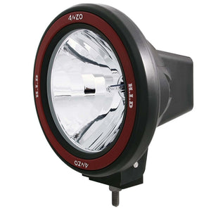ANZO Hid Off Road Light Universal 50 Watt 7in HID Off Road Fog Light w/ ANZO USA Red bezel