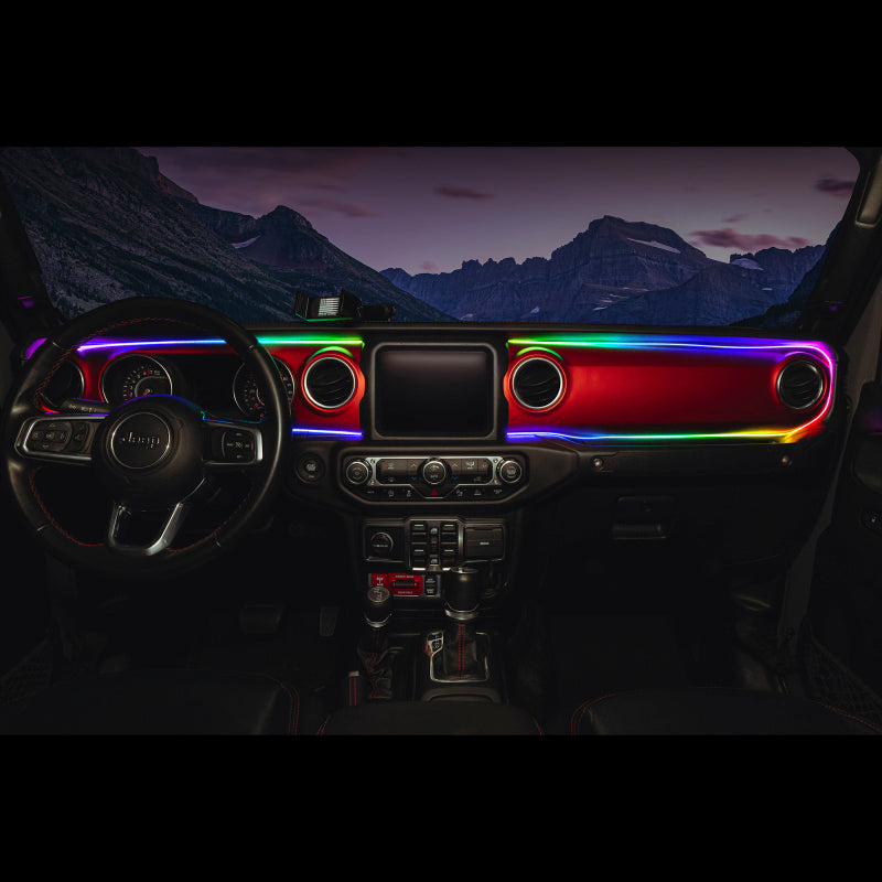 Oracle 18-23 Jeep Wrangler JL/Gladiator JT Dynamic ColorSHIFT LED Interior Dash Board Kit