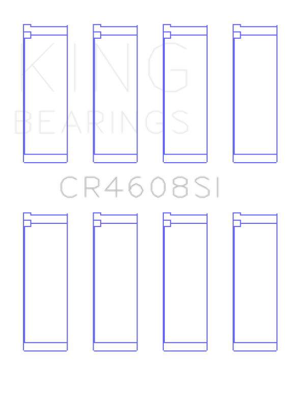 King Engine Bearings Toyota 2ZZ-GE Connecting Rod Bearing Set (Set of 4) - Size STD
