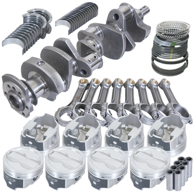 Eagle Chevy 350 3.750in Crank 5.700in I-Beam Rods -18cc 4.060in Pistons Rotating Assembly