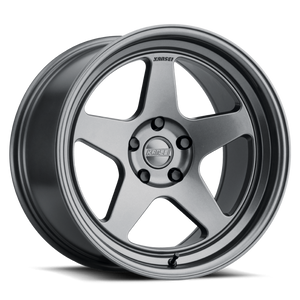 Kansei K12G Knp 17x9in / 5x120 BP / 22mm Offset / 72.56mm Bore - Gunmetal Wheel