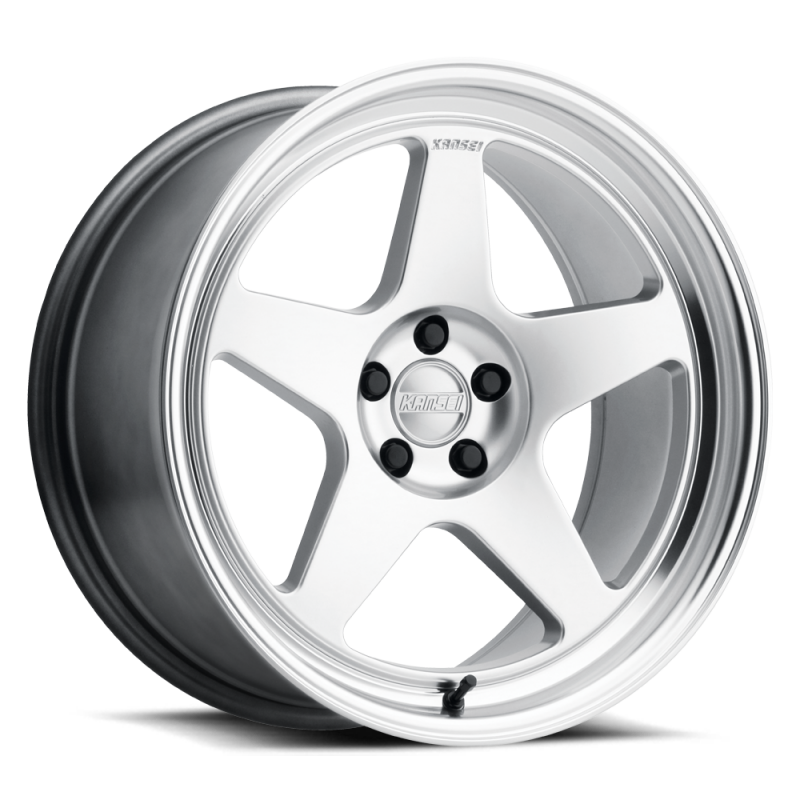 Kansei K12H Knp 19x10.5in / 5x120 BP / 35mm Offset / 72.56mm Bore - Hyper Silver Wheel