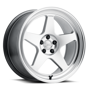 Kansei K12H Knp 18x8.5in / 5x100 BP / 35mm Offset / 73.1mm Bore - Hyper Silver Wheel
