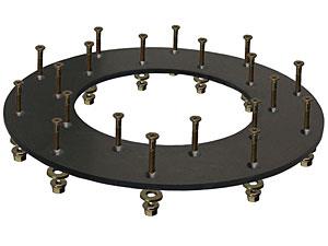 Fidanza Chevrolet Balance Weight Kit w/Hardware (Use w/198531/198581/198501)