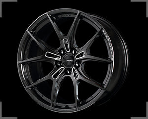 Gram Lights 57FXZ 19x9.5 +38 5x120 Super Dark Gunmetal and Machining Rim Edge DC Wheel