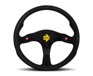 Momo MOD80 Steering Wheel 350 mm -  Black Suede/Black Spokes
