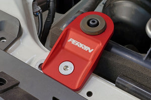 PERRIN 08-14 Subaru WRX/STI / 08-11 Impreza / 08-10 Outback Upper Radiator Bracket Set - Red