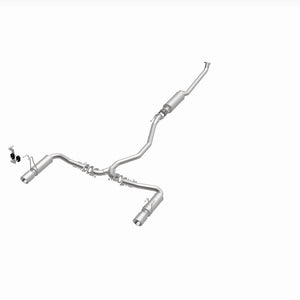 MagnaFlow 16-18 Honda Civic L4 2.0L Street Series Cat-Back Exhaust w/ Polished Tips