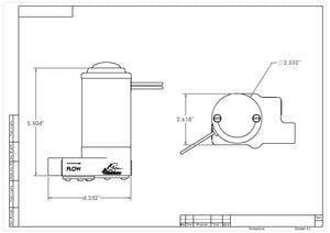 Aeromotive SS Series Billet (14 PSI) Carbureted Fuel Pump w/AN-8 Inlet and Outlet Ports