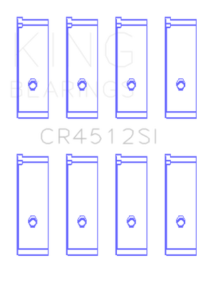 King Engine Bearings Honda D17A1/2 Rod Bearing Set - Size STD