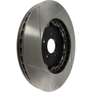 StopTech 09-11 Nissan GT-R Front Left Slotted Bare Iron 380x34mm AeroRotor Kit