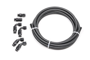 Radium Engineering 8AN Universal PTFE Hose Kit - Black Carbon