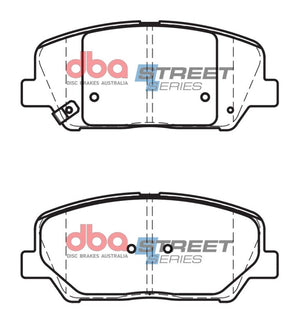 DBA 12-15 Hyundai Veloster Turbocharged Front Street Series Brake Pads