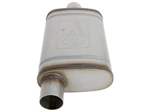 aFe MACH Force-Xp Muffler 2-1/2 IN ID Offset/Center x 9 IN W x 4 IN H x 14 IN L - Oval Body