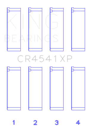 King Engine Bearings Honda F23 Performance Rod Bearing Set - Size STD