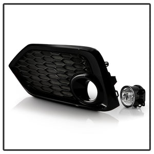 Spyder 16-17 Honda Civic Hatchback (Hatch Only) OEM LED Fog Light w/Switch - Clear (FL-HC2017-LED-C)