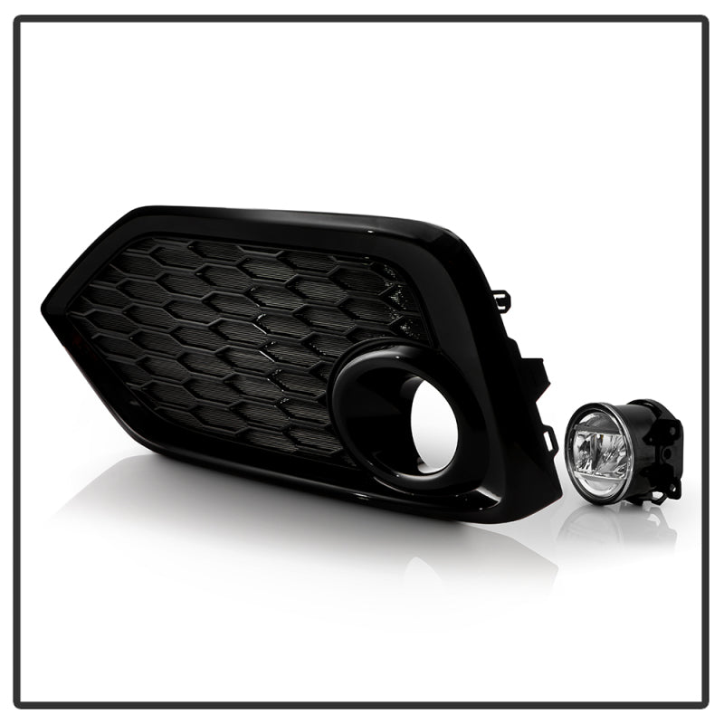 Spyder 16-17 Honda Civic Hatchback (Hatch Only) OEM LED Fog Light w/Switch - Clear (FL-HC2017-LED-C)