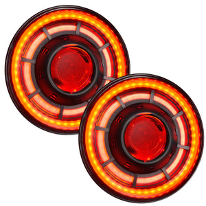 ORACLE Lighting 0718 Jeep Wrangler JK Oculus 7in ColorSHIFT BiLED Projector Headlights