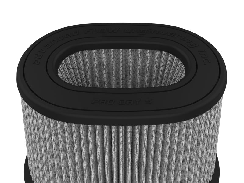 aFe Momentum Intake Air Filter w/Pro 5R (6 x 4)IN F x (8-1/2 x 6-1/2)IN B x (7-1/4 x 5)IN T x 6IN