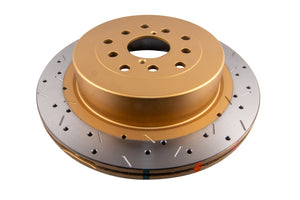 DBA 01-07 Subaru WRX/STI 10 Stud Hole Rear Drilled & Slotted 4000 Series Rotor