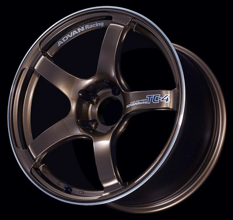 Advan TC4 17x7.5 +48 5x112 Umber Bronze Metallic and Ring Wheel