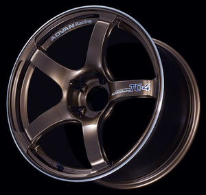 Advan TC4 15x7.0 +42 4x100 Umber Bronze Metallic and Ring Wheel