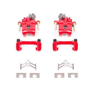 Power Stop 92-01 Honda Prelude Rear Red Calipers w/Brackets - Pair