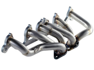 aFe Power Twisted Steel Long Tube Header & Connection Pipes (Street Series) 01-16 Nissan Patrol