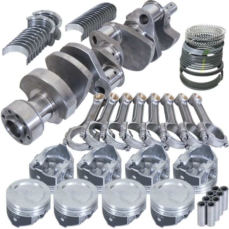 Eagle Chevy LT1350 1Pc 3.750in Crank 5.700in I-Beam Rods -18cc 4.000in Pistons Rotating Assembly