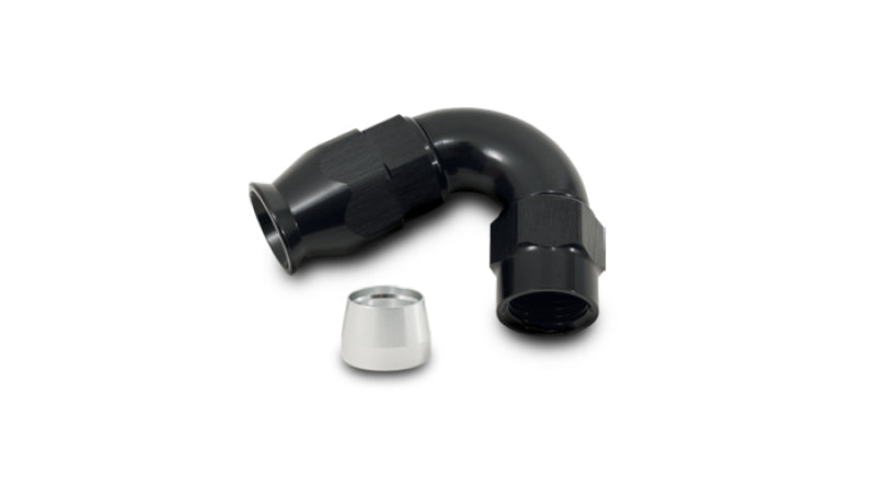 Vibrant -4AN 120 Degreeree Hose End Fitting for PTFE Lined Hose