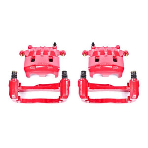 Power Stop 05-06 Saab 9-2X Front Red Calipers w/Brackets - Pair