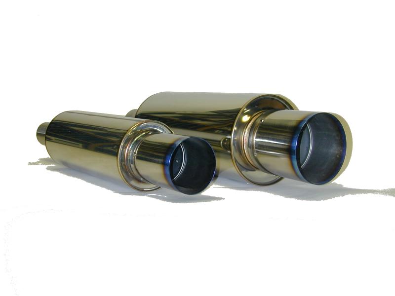 HKS Universal Stainless Hi Power 130mm Titanium Muffler