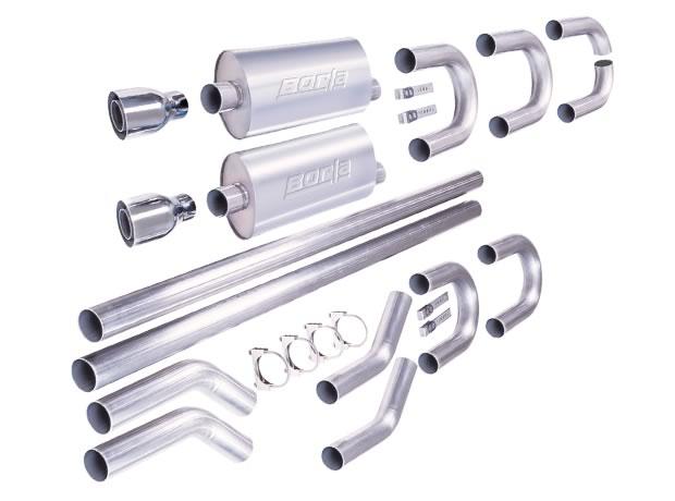 Borla Universal Hot Rod Kit 3in OD T-304 Stainless Steel Pipes