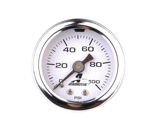 Aeromotive 0-100 PSI Fuel Pressure Gauge
