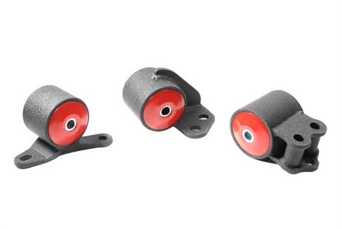 Innovative 88-91 Civic / CRX B-Series Black Steel 75A Bushing Front Mount for B-Series Cable Trans