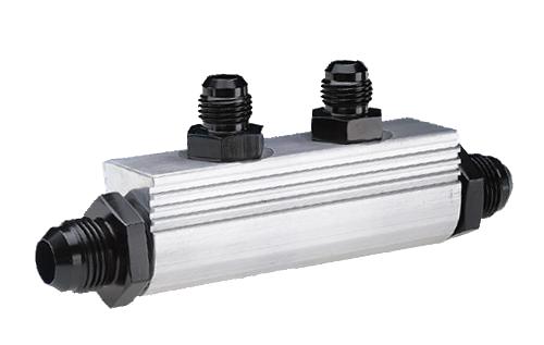 Aeromotive Fuel Distribution Log (10-Ports) (2) -10 AN/(8) -6 AN