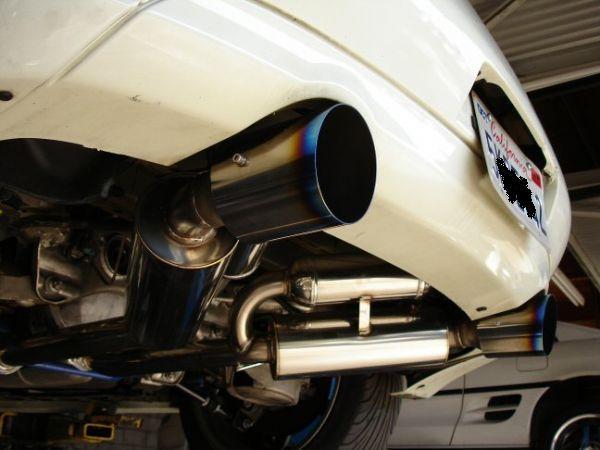 HKS 03-06 350z Dual Hi-Power Ti Tip Catback Exhaust (SUS304 NO COATING)